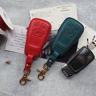 奧迪Audi車鑰匙套 純手工牛皮 客製化刻字禮物 顏色款式可訂製