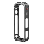 Metal Frame Cage for Insta360 X5 Protective Frame Housing Case with Cold Shoe Mount Compatible for I