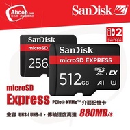 microSD Express 512G (Switch2 可用) 次世代記憶卡- SanDisk 🔥全新現貨/實體門市自取/順豐即日發 