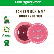 Mud lipstick & Into You blush