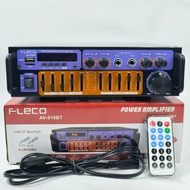 Audio Power Amplifier Fleco AV-916BT - USB/SD/FM/MP3 Bluetooth Amplifier - Home Theater Karaoke Ampl