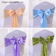 F1MY Colourful Satin Sash Wedding High Quality Chair Bow For Chair Covers Sash Birthday Party Hotel 
