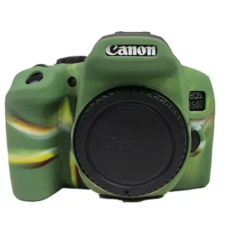 for Canon 850D Camera Cover Silicone Protective Body Case High Quality Litchi Texture For Canon EOS 