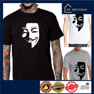 🔥 DK Boutique Man Facial Makeup Pattern Printing T-shirt Casual Shirt