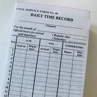 ♞,♘,Daily Time Record DTR  FORM 48 - VANDA (500pcs)