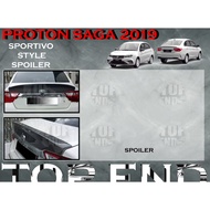 PROTON SAGA VVT SPORTIVO STYLE REAR TURNK SPOILER DUCKTAIL (SPORTIVO) SPOILER FOR SAGA 2016-2019 FIB