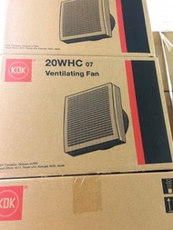 KDK 20WHC 8吋防風雨型窗口式抽氣扇