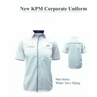 Baju korporat KPM serta sulam logo dan nama