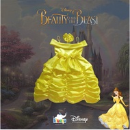 Disney Beauty And The Beast Princess Belle Dress Girls Birthday Costume