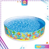 Intex Kids 5ft x 10in Snapset Pool Inflatable Paddling Garden Ring Pool Snorkel Buddies Cute IT 5645