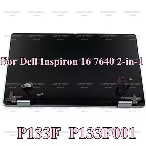 TCH77 16.0″ FHD LCD Complate Assembly for Dell Inspiron 16 7640 2-in-1 Touch Screen Replacement Disp