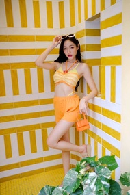 GINGER MANDARIN TOP AND SHORT PANTS