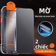 2 Chiếc Kính Cường Lực Mờ Bảo Vệ Màn Hình Trong Cho iPhone 16 Pro Max 16 16e 15 14 13 12 11 X XR XS