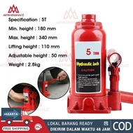 5 Ton Bottle Jack Universal Car Strong SUV Sedan Pickup KIR Hydraulic Bottle Jack 5ton 3t 3 t Large 