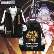 อะนิเมะเกม Honkai Impact 3 Kiana Kaslana คอสเพลย์ฤดูใบไม้ผลิฤดูใบไม้ร่วง Unisex Casual Zipper Hoodie เสื้อแขนยาวแฟชั่น Coat