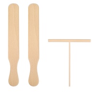In Stock 1 Set of Crepe Spreader and Spatula Pancake Wooden Spreader Home Pancake Making Tool