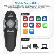 【On Sale】 2.4ghz Wireless Usb Powerpoint Presentation Ppt Flip Pen Pointer Clicker Presenter With Red Remote Control For Teacher