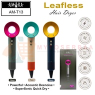 HD-AM-T13 AMARA Supersonic Leafless Hair Dryer - Fast & Silent Hair Dryer 1300W - MY