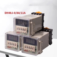 DH48J-8 Digital Display Preset Counter 8A 11A Power Outage Power Outage Memory 220V Sensor Counting 
