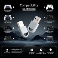 Gulikit Wireless Controller Adapter – Dual Mode 2.4G/Bluetooth 5.0 for Xbox Series X|S, Xbox One, PS