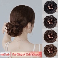 Hair Pony Wig Synthetic Curly Bun Flappy Messy Hair Bun Wig