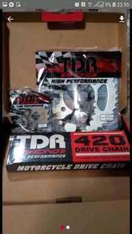 Gear set supra x 125 kharisma TDR original