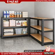 BMZAR 500KG Boltless Rack Dapur Rak Besi Shelf Storage Kitchen Store Rack Storage Warehouse Bertingk