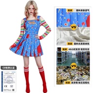 [cosplay Costume Party Costume] Ghost Baby Return 2 Chucky cosplay cos Dress Ladies Halloween Costum
