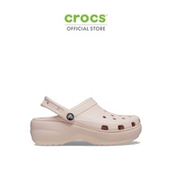 CROCS รองเท้าลำลองผู้หญิง CLASSIC PLATFORM CLOG รุ่น 2067506UR - QUARTZ
