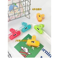 CY. Cute Big Eye Storage Folder, Note Memo Notebook Long Tail Bill Folder File Folder File Organizer