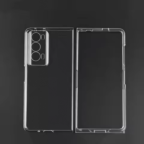 For Honor Magic V V2 Vs Vs2 V3 Vs3 V5 Transparent TPU Fold Phone Case Clear Liquid Silicone Soft Cov