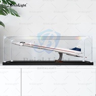 BrickLight™for ❤️Display Case Lego 10318 Concorde Aircraft Model Hand Office StorageBox Transparent 