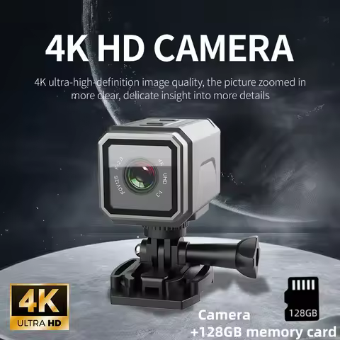 High definition 4K camera/Mini outdoor sports camera/Motorcycle camera/Bicycle small law enforcement