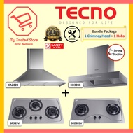 (HOOD + HOB) Tecno KA2028 /  KD3288 Hood + SR98SV / SR288SV Hob Package Offer / Installation Available