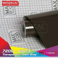 Sticker Skotlet Transparan Hitam Maxdecal 1 rol