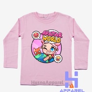 CHILDREN'S CLOTHES AVATAR WORLD GAME LONG SLEEVED T-SHIRTS