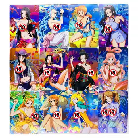 28pcs/set Nami Robin Hancock Kozuki Hiyori Goddess Nude Toys Hobbies Hobby Collectibles Game Collect
