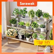 SIV(Sarawak) Stainless Steel Rack Stainless Steel Stand Flower Stand Flower Pot Stand Garden Rack