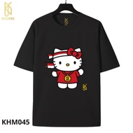 KAUNIX ADULT T-shirt (KHM045) August 2025 Indonesian Independence Day 3D T-shirt Screen Printed T-sh
