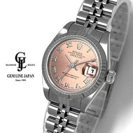 Rolex Datejust 79174 F No. Good Condition WG/SS Pink/Rome Ladies Automatic Watch