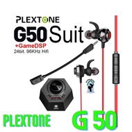 PLEXTONE G50 Gaming Earphones Quake Vibration Game DSP Stereo 24Bit PC Headphones with Detachable Lo