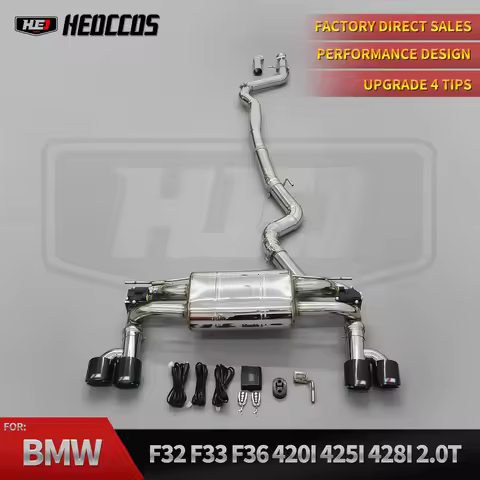 HEO Exhaust for BMW 4 Series F32 F36 418I 420I 425I 428I 430I 2.0T Valved Muffler Catback Exhaust