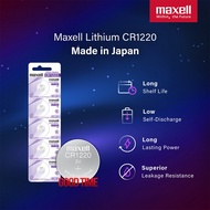 MAXELL ORIGINAL LITHIUM CR1220 BATTERY WATCH (BATERI JAM TANGAN CALCULATOR DAN REMOTE CONTROL)