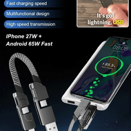 Mecha Super Fast Charger Cable Cell Phone Tablet Light Up Data Cable Fast Charger Cable Set