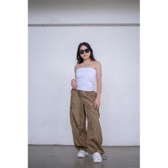PARACHUTE PANTS | Cargo parachute pants y2k long pants