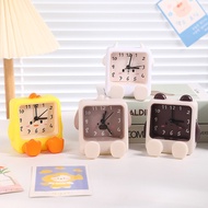 [Hot Sale] Cute Cartoon Children Small Alarm Clock Desktop Table Clock Student Bedside Clock Creativ