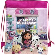 Gabby's Dollhouse Drawstring Bag for Kids Boys Girls Party Supplies Bag Gabby Bag Cartoon Backpack Birthday Candy bag Sports Bag