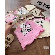 Cute 2-piece shirt + shorts Set, super cute panda print - baby wears like a little princess 7-26kg