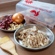 New Multi Steamed Chicken Breast Fillet, 1kg (Halal, Healthier Choice)