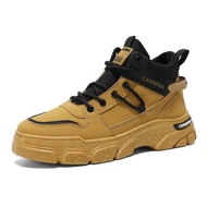 QC H267 Men's Shoes, British Retro Style Men's Shoes, Fashion Men's Shoes Outdoor Waterproof Leather